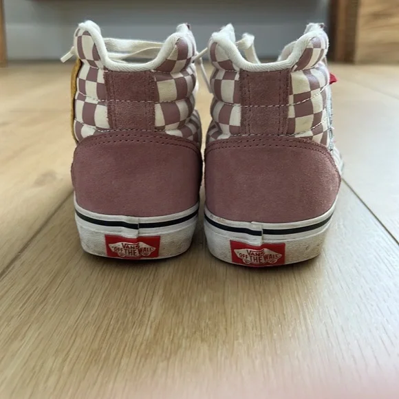 🌸RARE COLOR—Vans Sk8-Hi Pro Checkerboard Skate Shoe (Size 8.5)🌸 - Picture 4 of 9